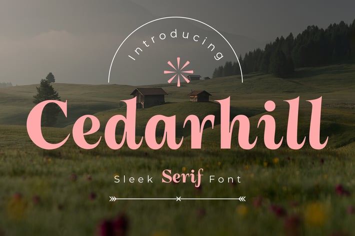 Cedarhill - Sleek Serif Font