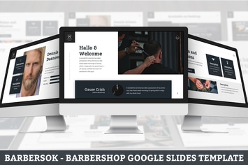 Barbersok - Barbershop Google Slides Template