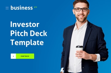 Investor Pitch Deck Template PowerPoint