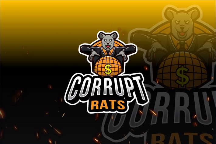 Corrupt Rats Logo Template