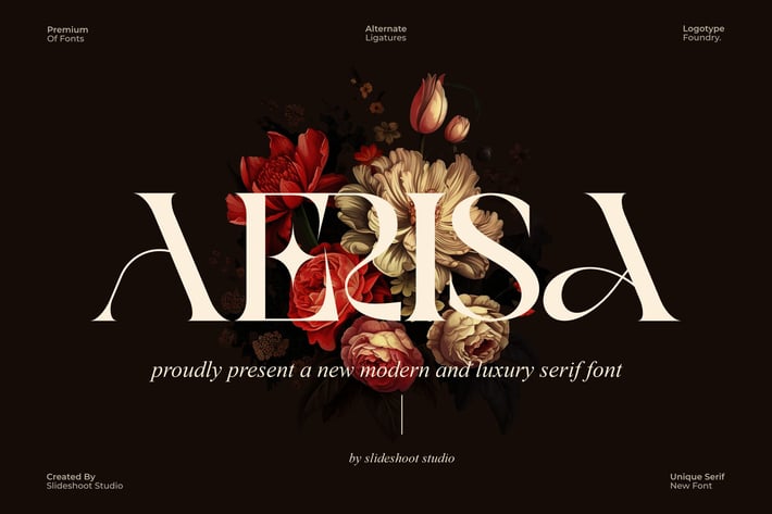 Aerisa || Modern and Luxury Serif Font