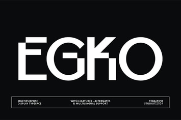 Egko - Display Font