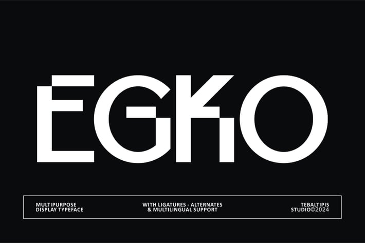 Egko - Display Font