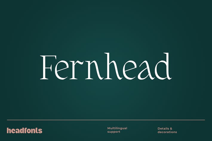 Fernhead Decorative Serif Font