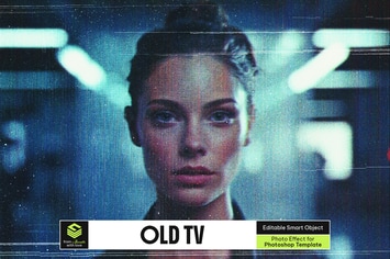 Old TV Photo Effect