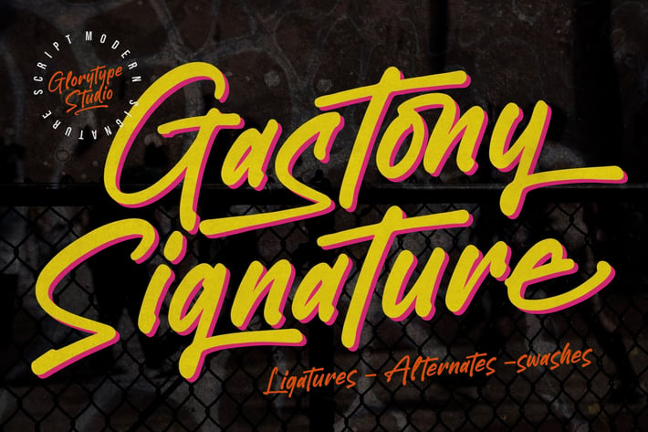 Gastony Signature Script Font