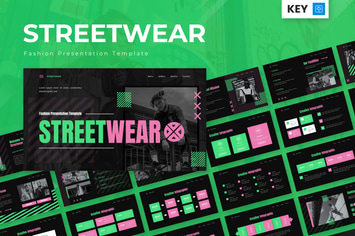 Streetwear - Fashion Keynote Templates