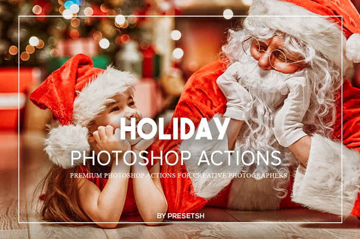 Holiday Photoshop Actions