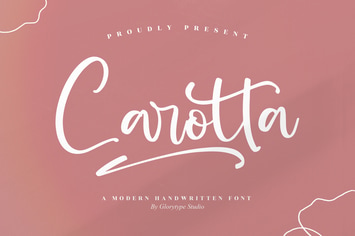Carotta Modern Handwritten Font