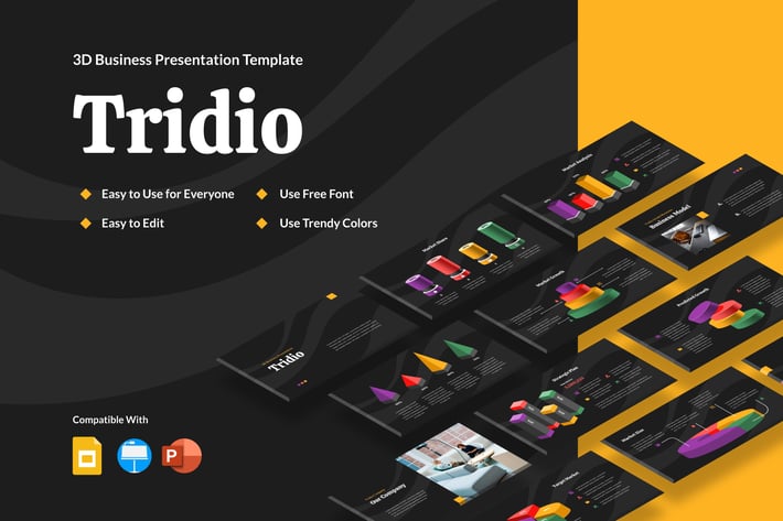 TRIDIO - 3D Business Presentation (DARK)