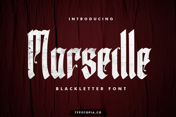 Marseille – Blackletter Font