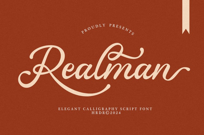 Realman - Elegant Script Font