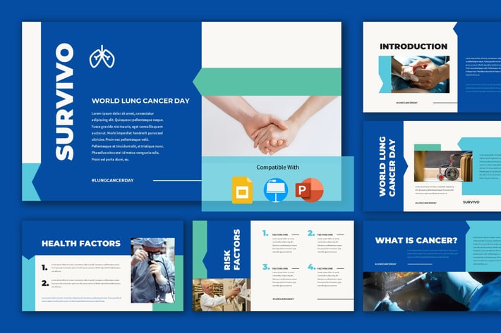 SURVIVO - World Lung Cancer Day Presentation Templ