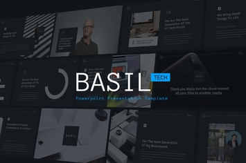 BASIL - Technology Theme Powerpoint Template