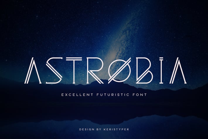 Astrobia Exellent Futuristic Font