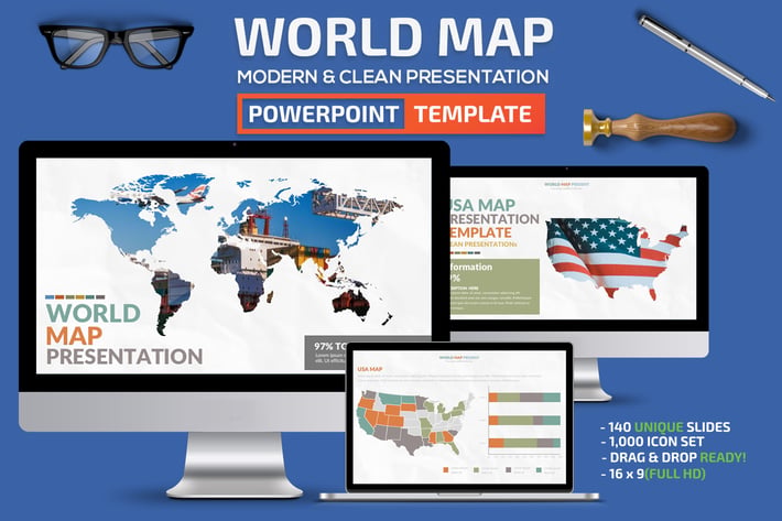 World Map Powerpoint