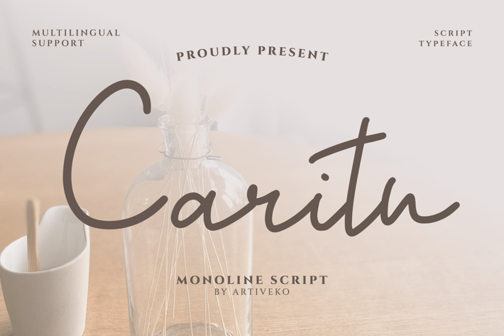 Caritu Script Font