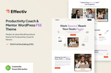 Effectiv – Productivity Coach & Mentor WP Theme