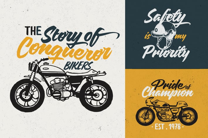 Custom Motorcycle Culture Logo/ Badges Vol.1