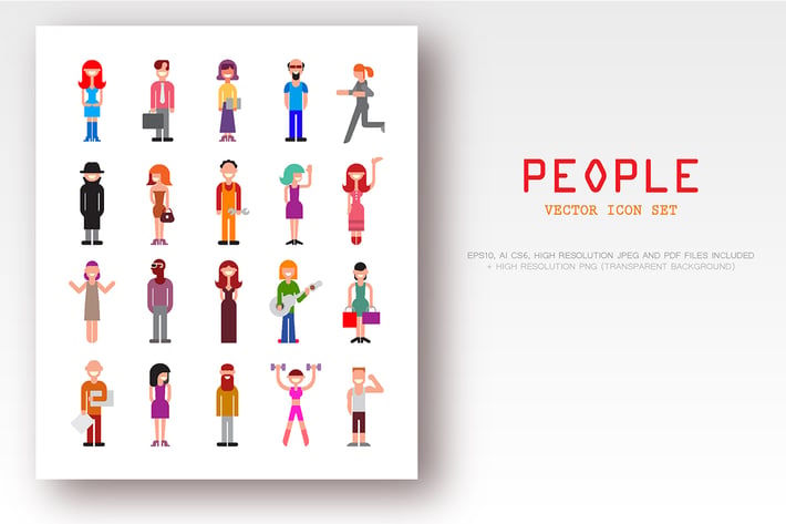 People Vector Icon Set