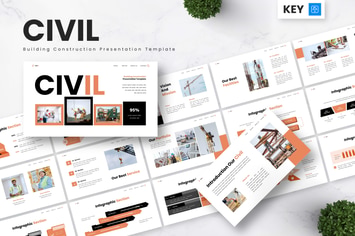 Civil - Construction Keynote Templates