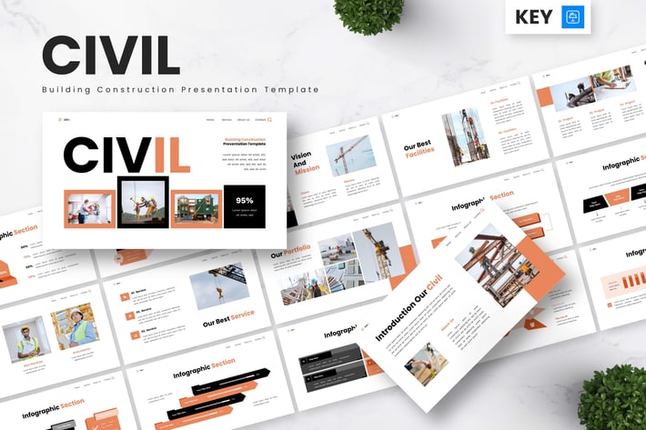 Civil - Construction Keynote Templates