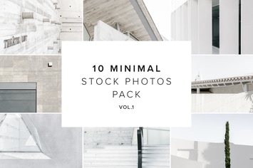 10 Minimal Stock Photos Bundle vol.1