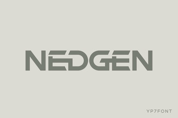 Nedgen Modern Display Font