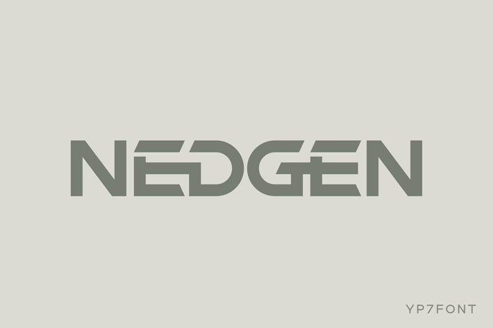 Nedgen Modern Display Font