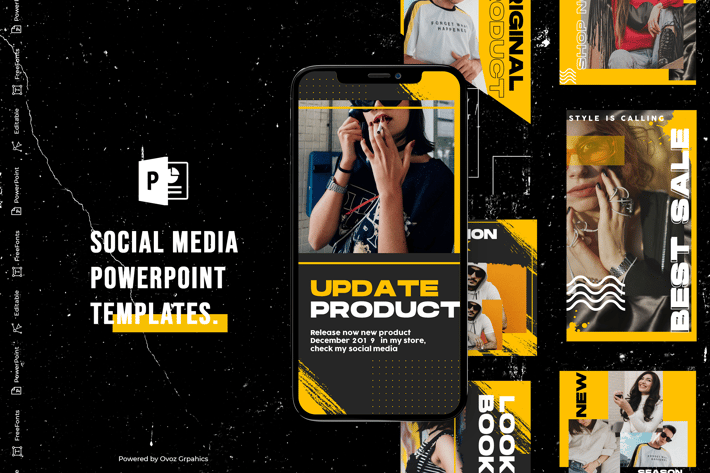 SOCIAL MEDIA POWERPOINT TEMPLATE