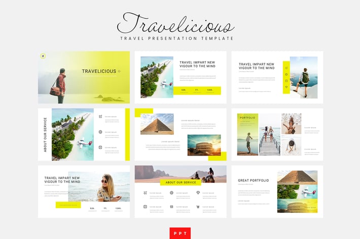 Travelicious - Travel Powerpoint Template