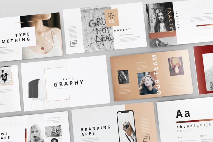 TYPOGRAPHY - Multipurpose Keynote Template  V101