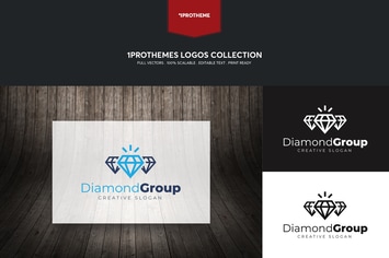 Diamond Group Logo Template