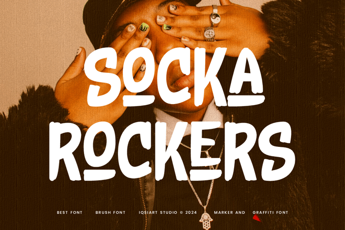 Socka Rockers - Marker & Graffiti Font