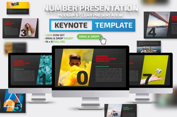 Number Keynote Presentation Template