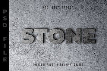 Stone -  Psd Text Effect