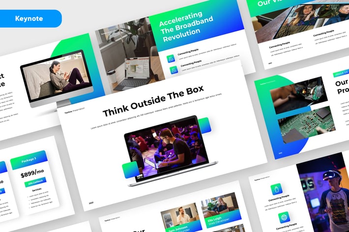 TECHNO - Technology Keynote Template