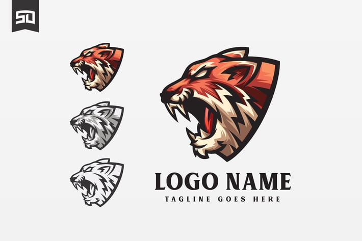 Tiger Logo Mascot Design