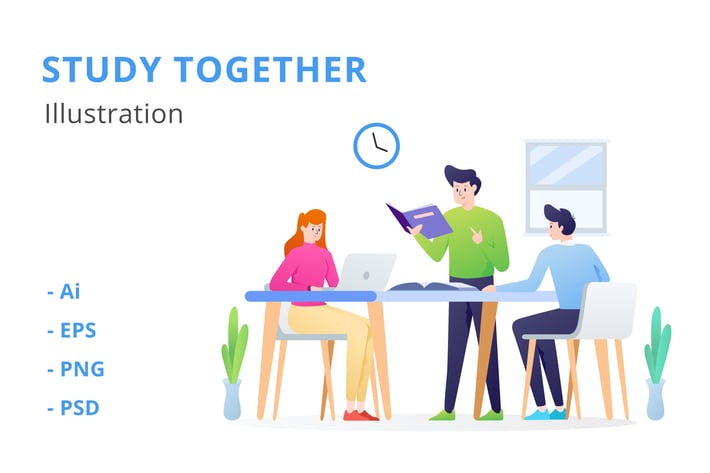 Study Group Illustration