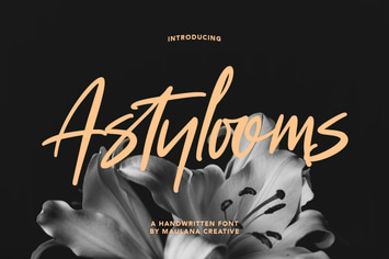 Astylooms Handwritten Brush Font
