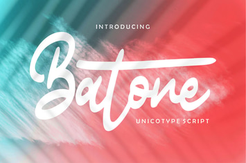 Batone | Unicotype Script Font