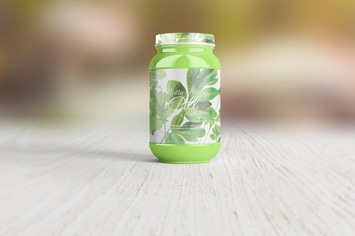 Matte Plastic Pill Bottle Mockup