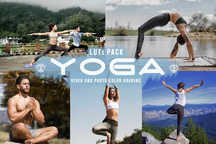 Yoga LUTs - 11 Yoga looks for video creators