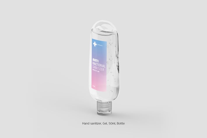 Hand Sanitizer Gel 50ml Bottle 45 Degree