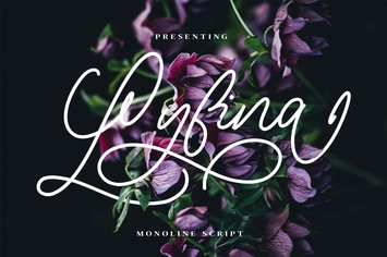 Lyfina Monoline Script