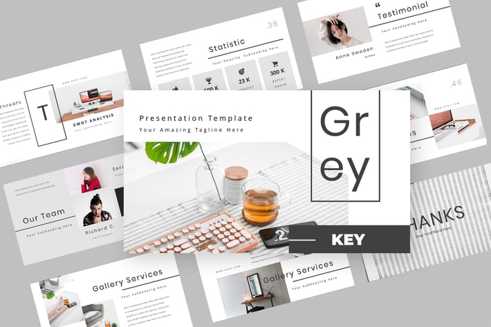 Grey - Fashion Keynote Presentation