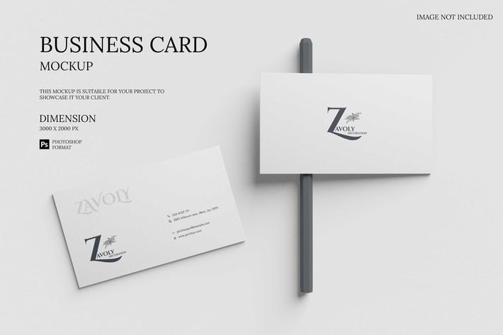 Elegant Business Card - Mockup