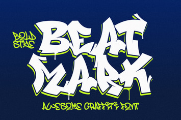 Beat Mark - Awesome Graffiti Font