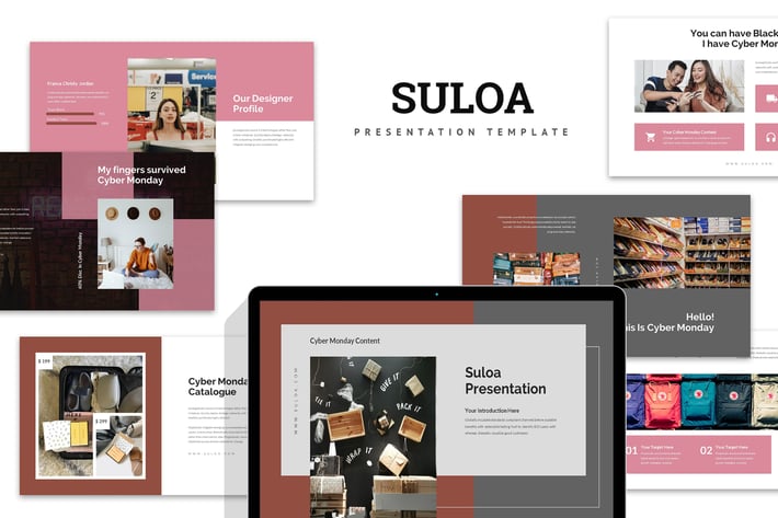 Solua : Cyber Monday Sale Event Powerpoint