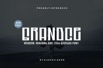Grandce - Tall Display Font